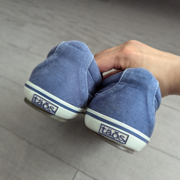Taos blue Moc Star canvas shoes size 8 - Picture 4 of 13